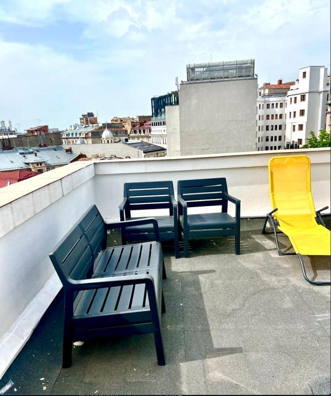 Rooftop Apartment Street Doamnei Bukurešť Exteriér fotografie